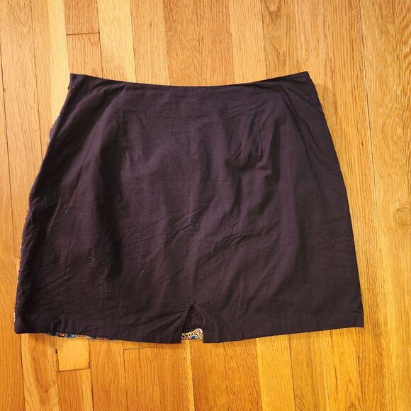 Anthropologie Ollari New York Beaded & Embroidered Skirt, Boho, Unique, Sz L - Picture 6 of 11